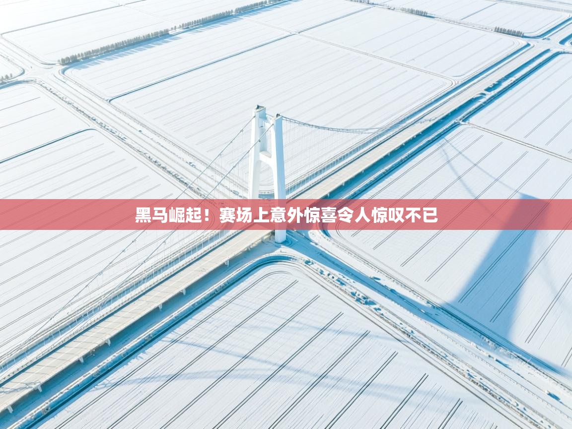 黑马崛起！赛场上意外惊喜令人惊叹不已