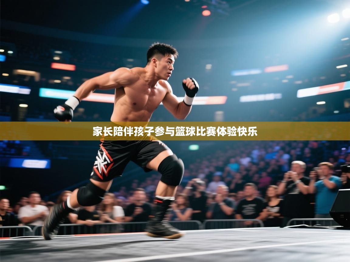 家长陪伴孩子参与篮球比赛体验快乐 第1张
