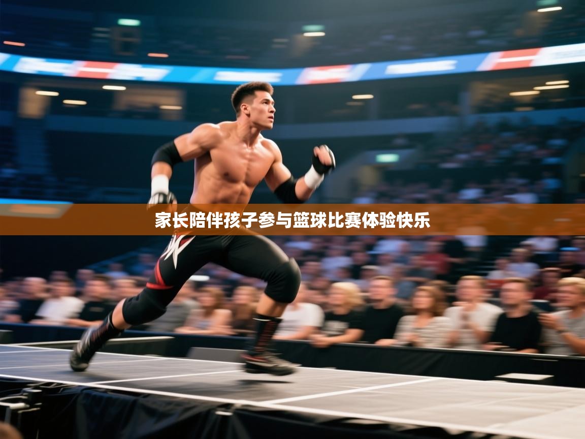 家长陪伴孩子参与篮球比赛体验快乐 第2张